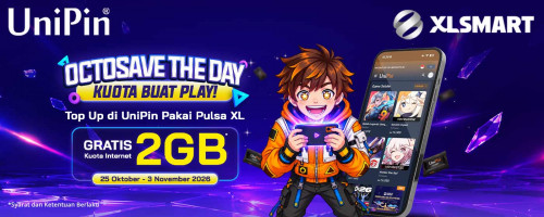 Promo Octosave The Day Hadir Top Up Pakai Pulsa XL Gratis Kuota Internet Hingga 2GB!